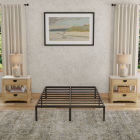 Heavy-Duty King Steel Black Platform Foundation