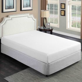 Plush 8 in. Medium Gel Memory Foam Mattress for Twin XL Size Bed in a Box with Breathable White Aloe Vera Cover