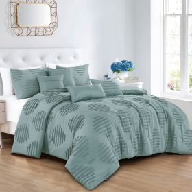 Sevilla 7 Pieces Comforter Set (size: king)